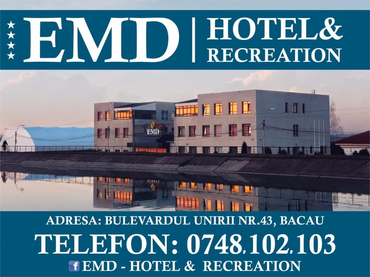 Hotel Emd Bacău Exteriör bild